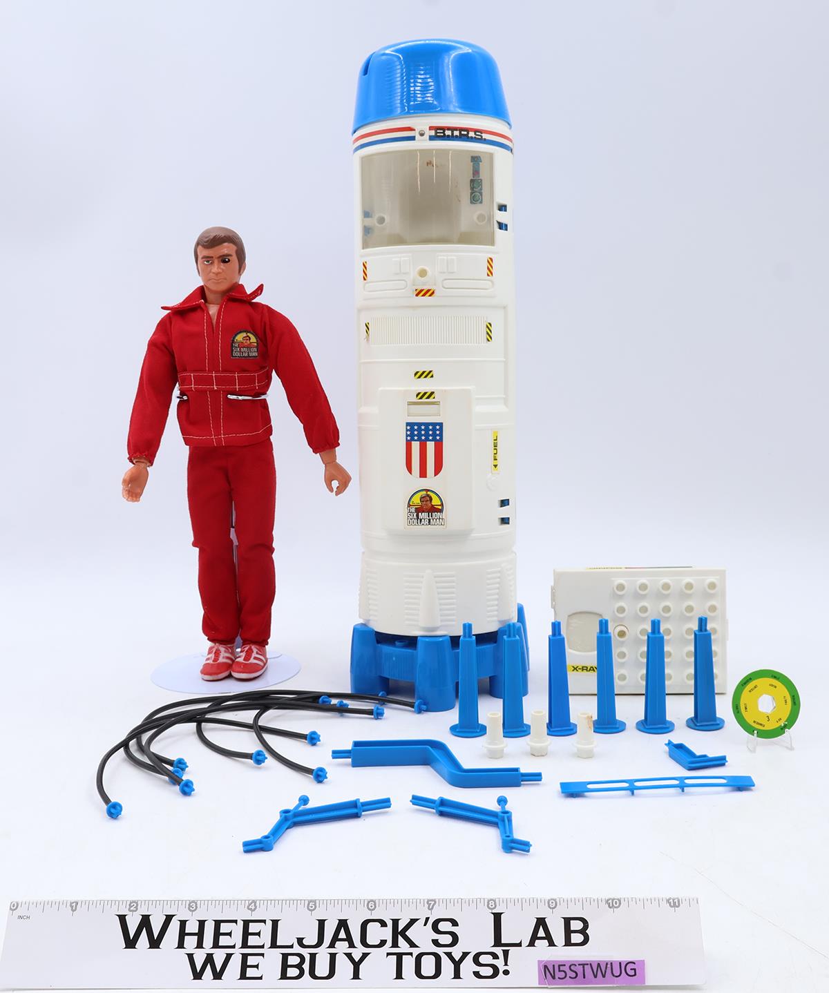 Bionic Transport & Repair Station Complete Box & Figure Six Million Dollar Man