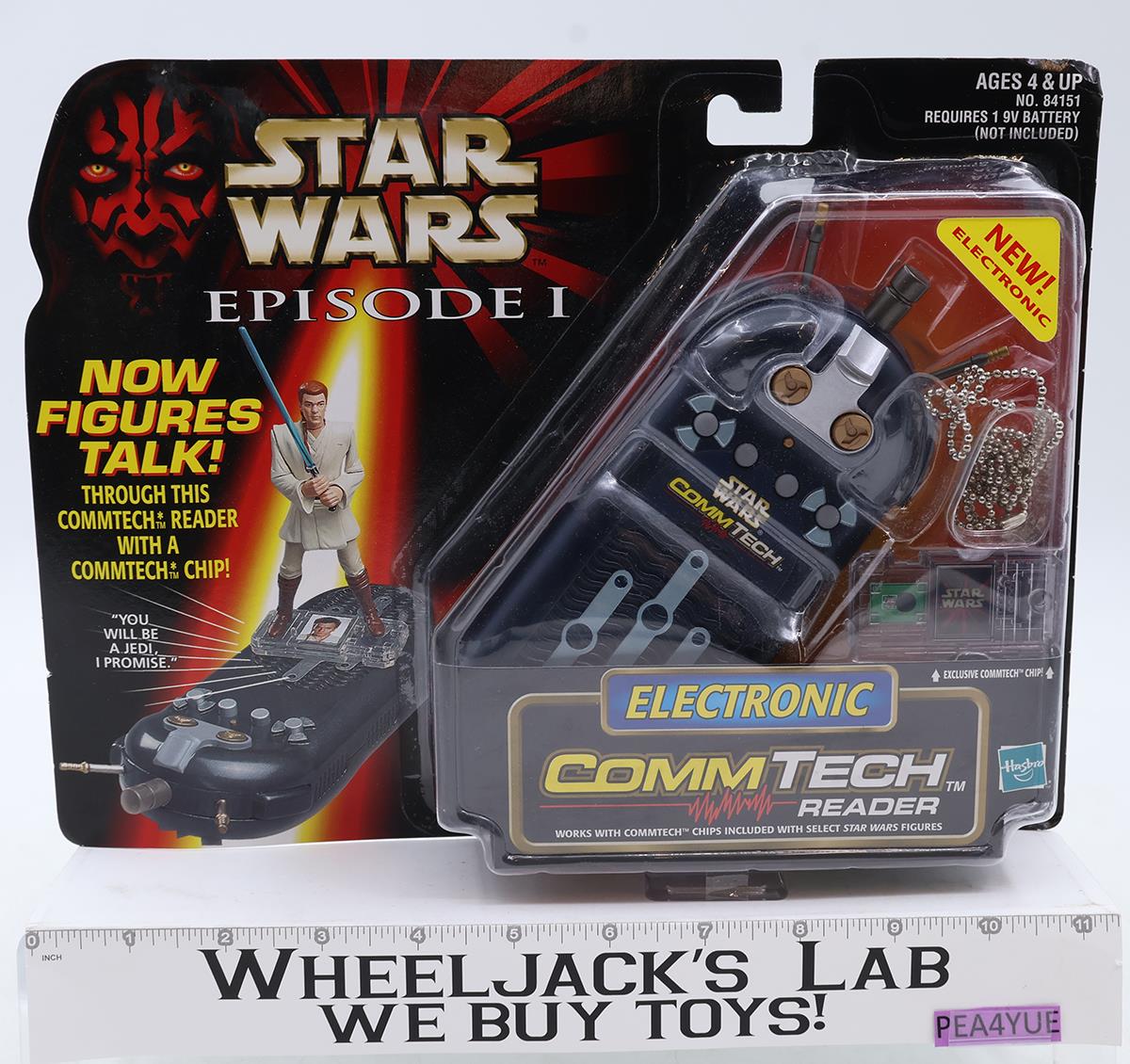 Electronic CommTech Reader Star Wars Episode 1 1998 Hasbro NEW MOSC SEALED