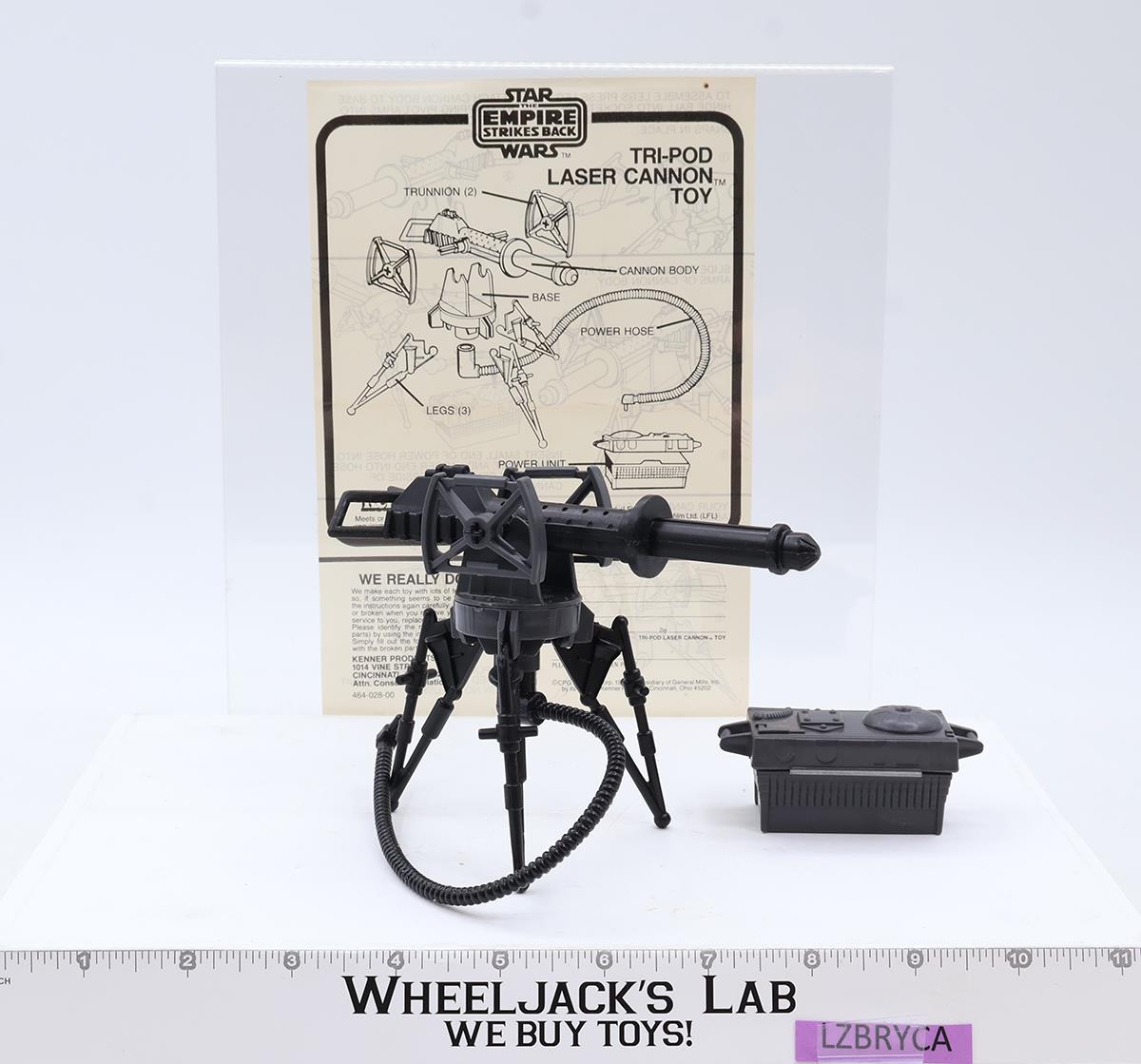Tri-Pod Laser Cannon 100% Complete W/Box Star Wars ROTJ 1983 Kenner Vehicle