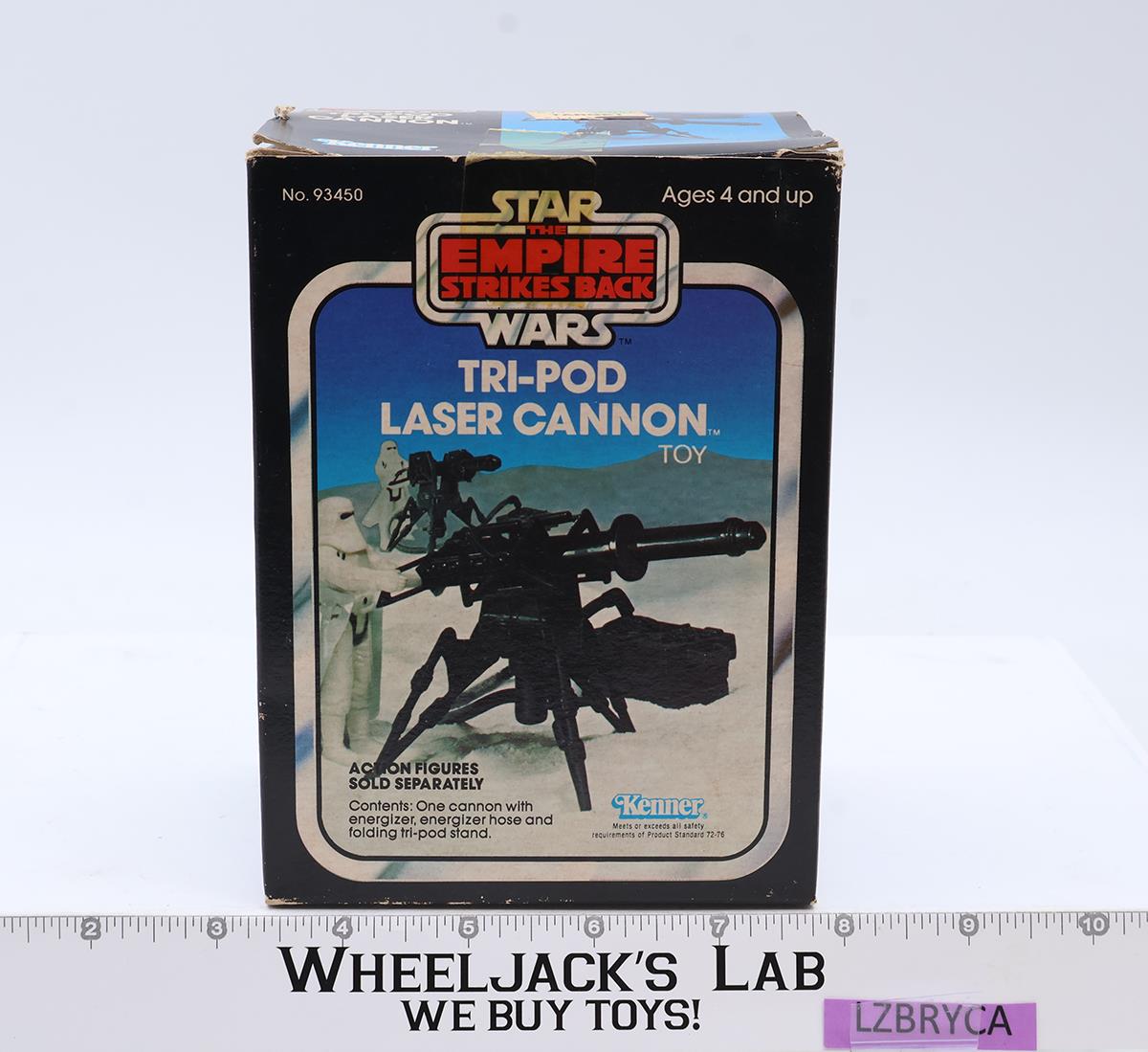 Tri-Pod Laser Cannon 100% Complete W/Box Star Wars ROTJ 1983 Kenner Vehicle