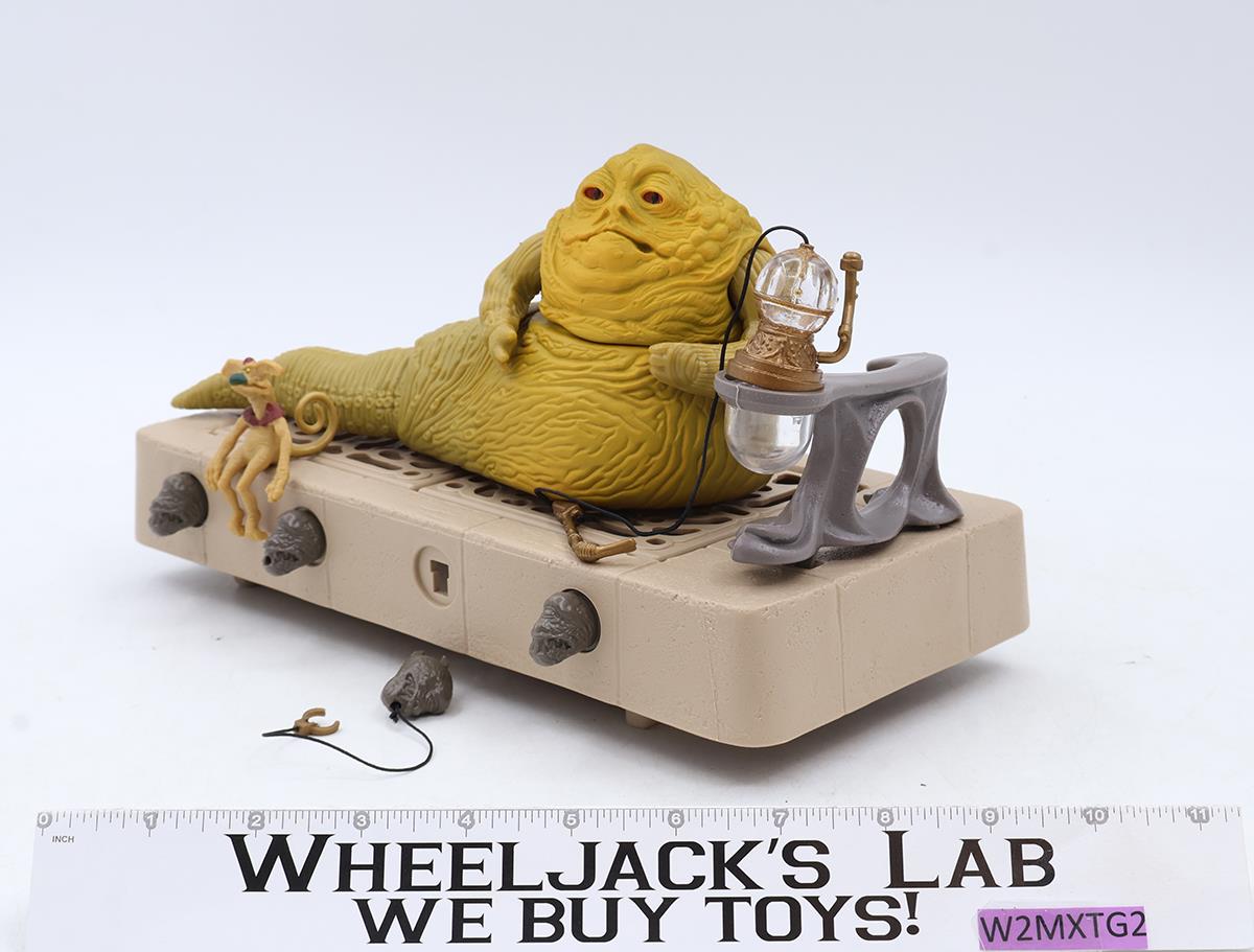 Jabba the Hutt Action Playset 100% Complete W/ Insert Star Wars 1983 Kenner