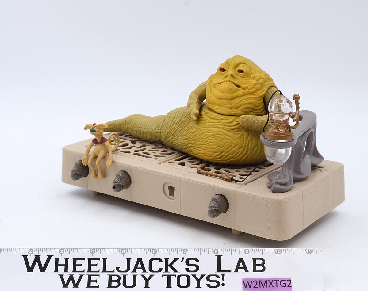 Jabba the Hutt Action Playset 100% Complete W/ Insert Star Wars 1983 Kenner