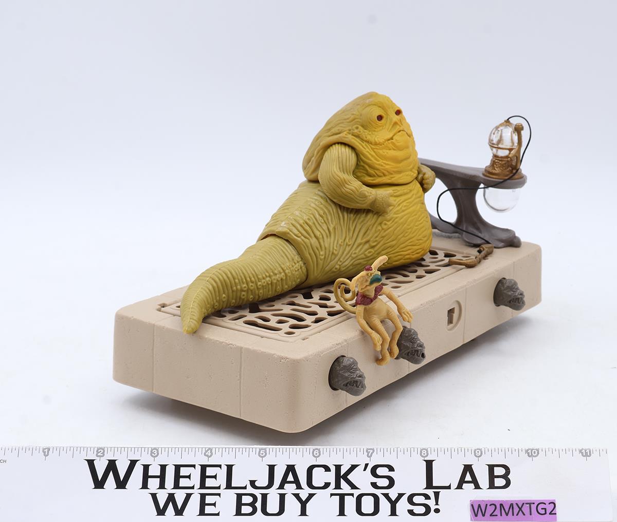Jabba the Hutt Action Playset 100% Complete W/ Insert Star Wars 1983 Kenner