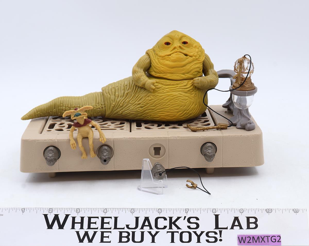 Jabba the Hutt Action Playset 100% Complete W/ Insert Star Wars 1983 Kenner