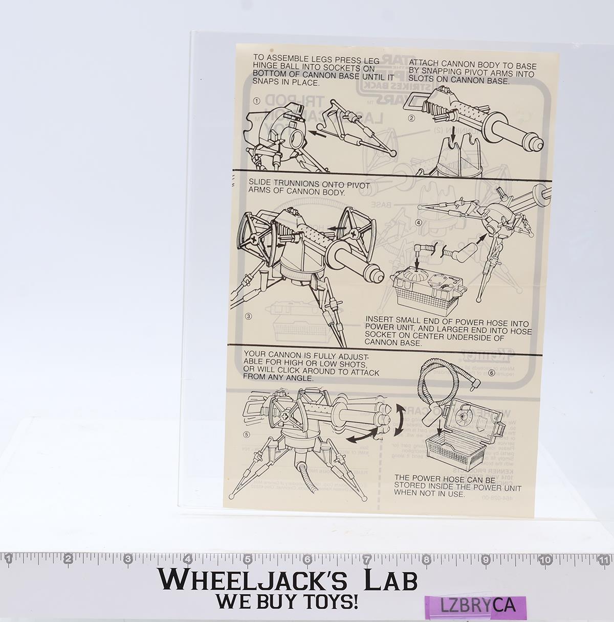 Tri-Pod Laser Cannon 100% Complete W/Box Star Wars ROTJ 1983 Kenner Vehicle