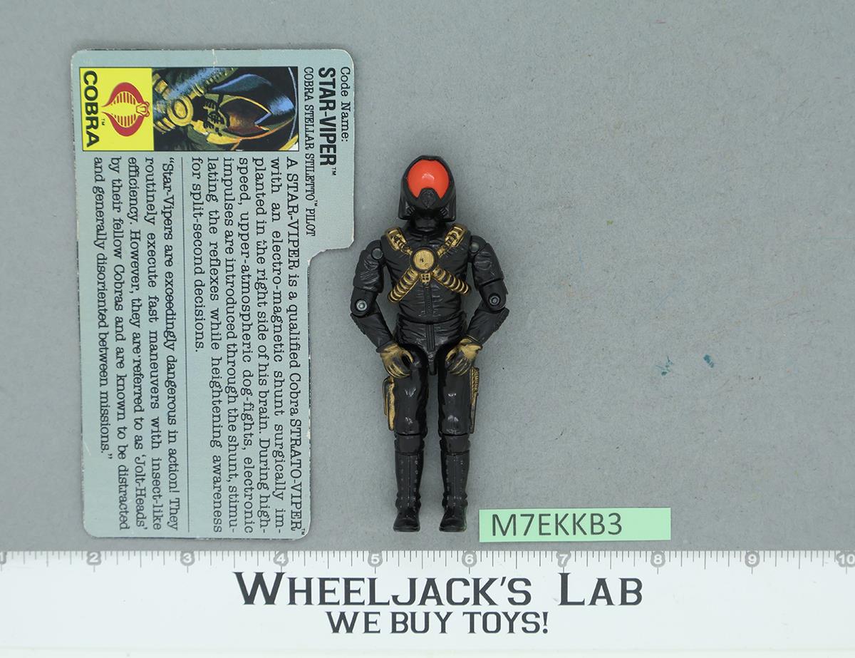 Star-Viper V1 100% Complete 1988 G.I. Joe Hasbro Vintage Action Figure