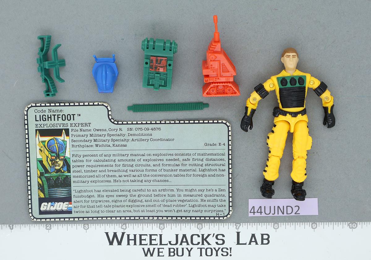 Lightfoot V1 100% Complete G.I. Joe 1988 Hasbro Vintage Action Figure