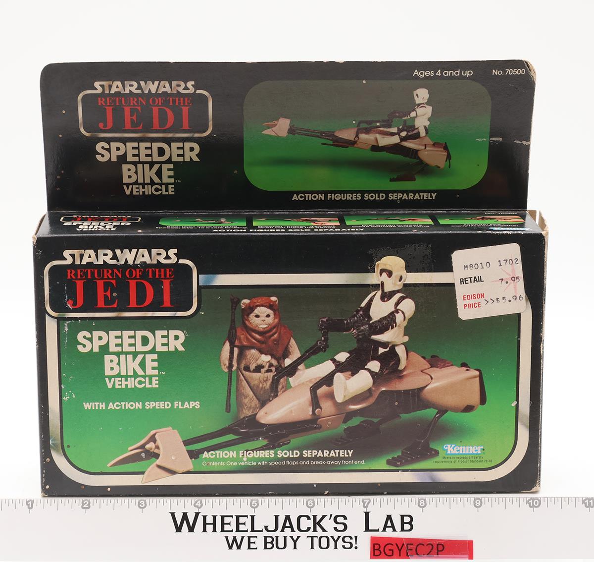 Speeder Bike Vehicle Star Wars ROTJ 1983 Kenner Action Figure Vehicle NEW MIB