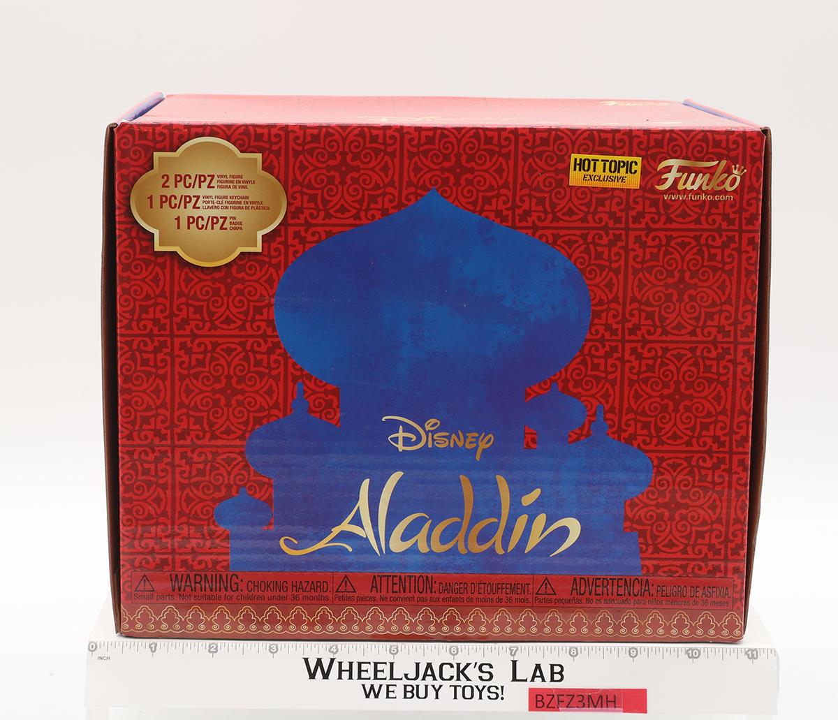 Aladdin Disney Treasure Jafar Serpent Complete Hot Topic Exclusive Funko Pop 554