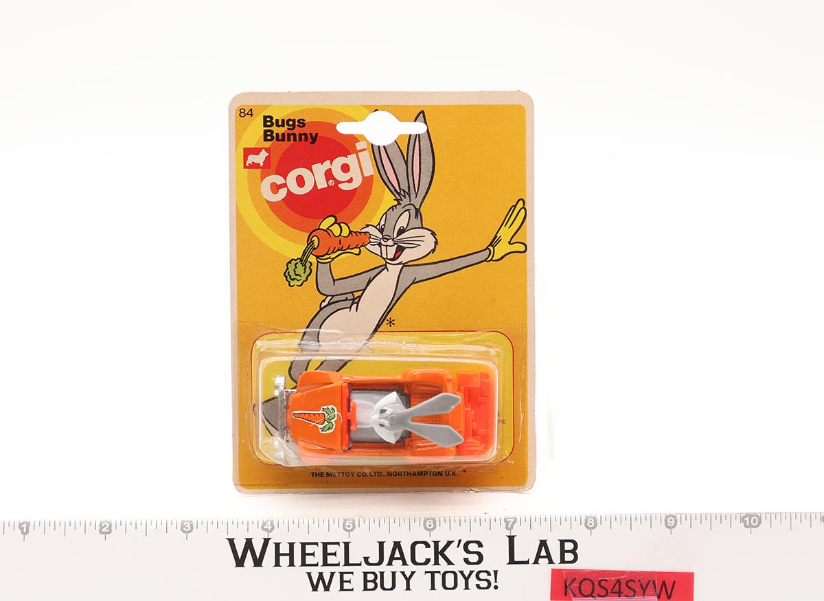 Bugs Bunny #84 Orange Car 1979 Warner Bros Corgi Mettoy Vintage NEW UNOPENED
