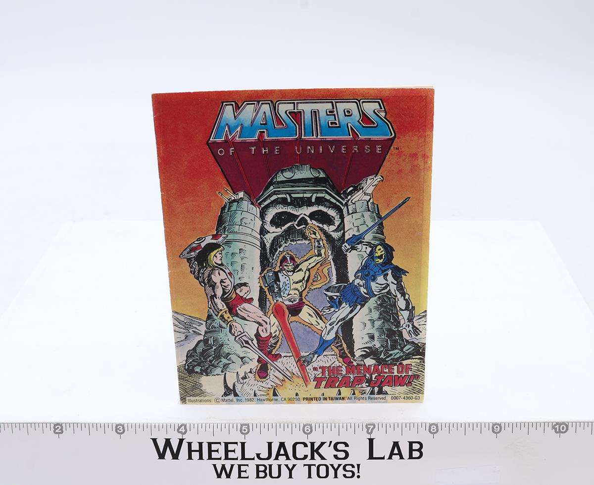 The Menace of Trap Jaw! Mini Comic Book MOTU Masters of the Universe Mattel 1984