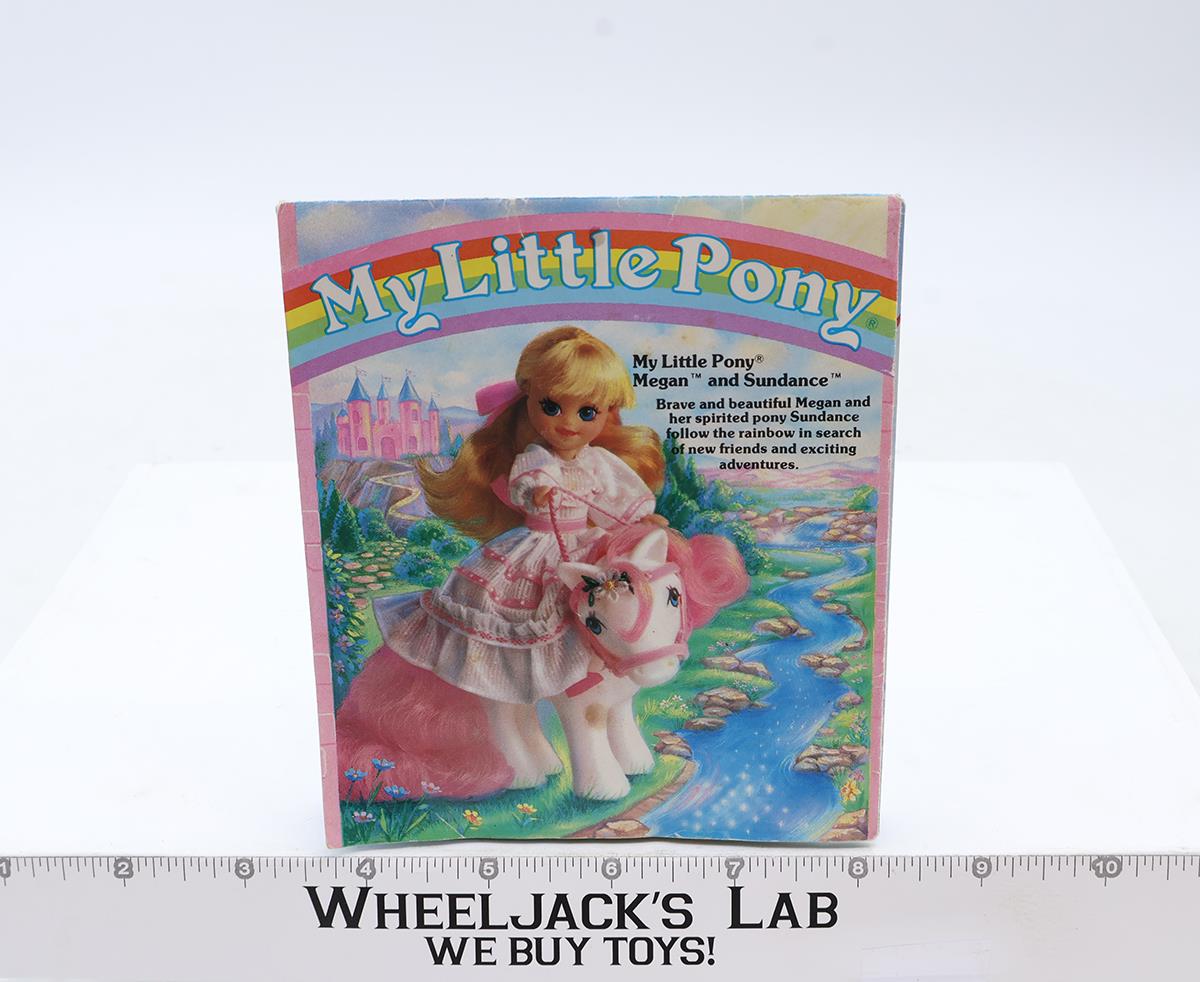 Megan & Sundance My Little Pony Fold Out Booklet W/Pony Checklist Hasbro 1985