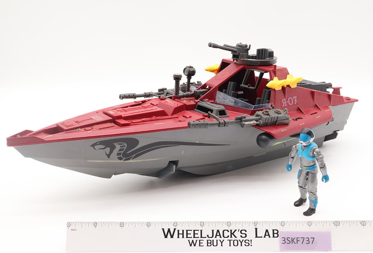 Moray Hydrofoil 100% Complete W/ LENS UNBROKEN GI Joe 1985 Hasbro Vehicle