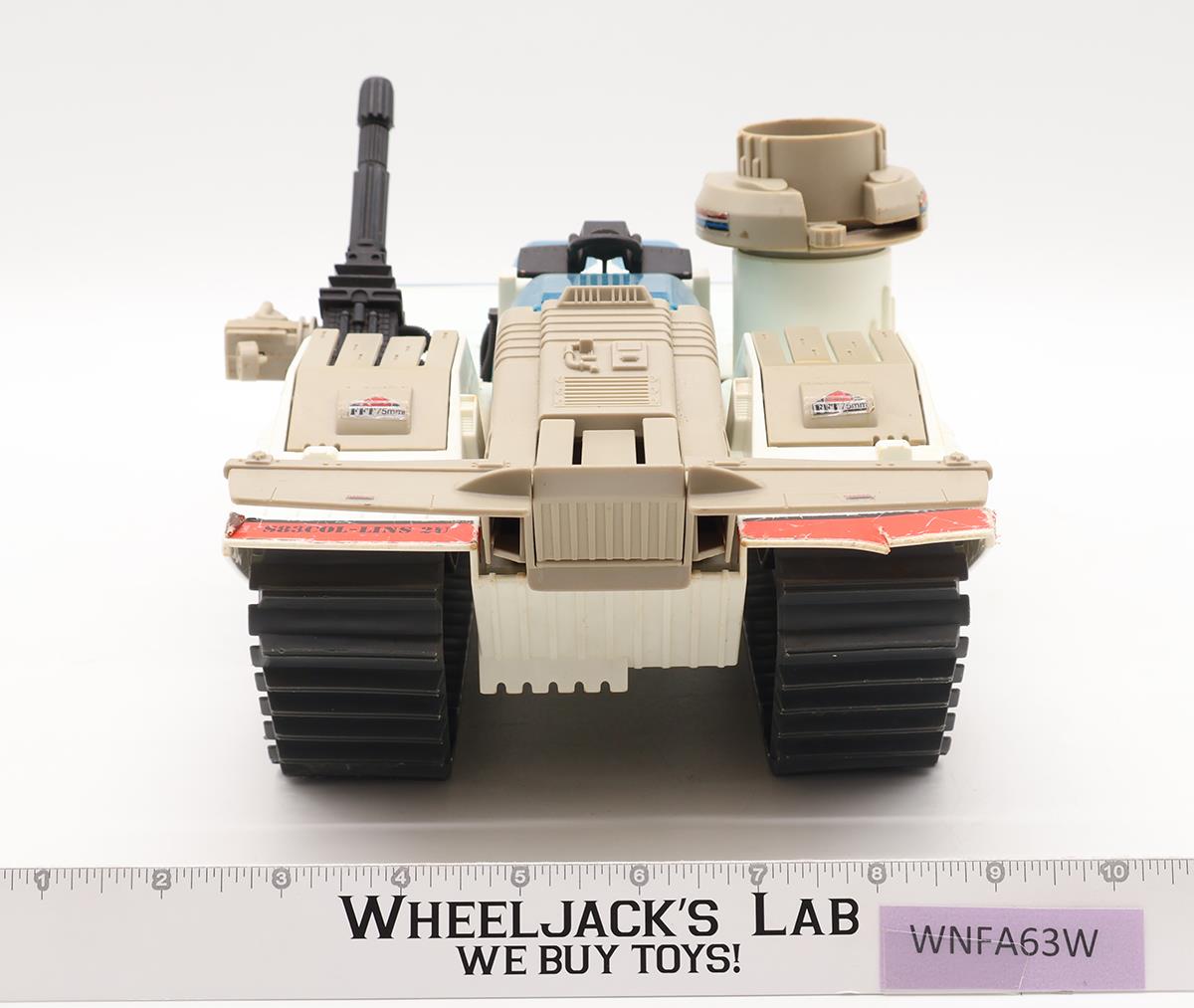 Avalanche Snow Tank 100% Complete GI Joe 1990 Hasbro Action Figure Vehicle