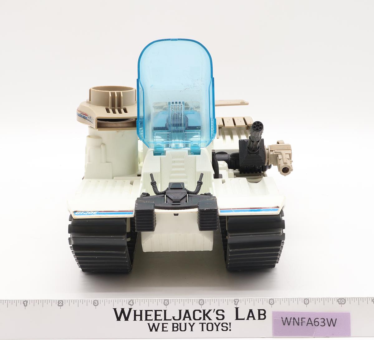 Avalanche Snow Tank 100% Complete GI Joe 1990 Hasbro Action Figure Vehicle