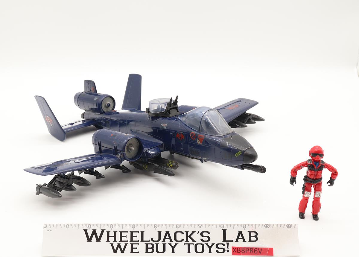 Cobra Rattler W/ Wild Weasel GI Joe 1984 Hasbro Vintage Action Figure Vehicle