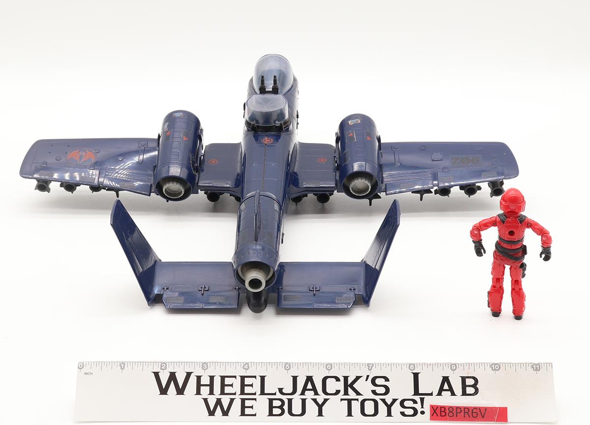Cobra Rattler W/ Wild Weasel GI Joe 1984 Hasbro Vintage Action Figure Vehicle