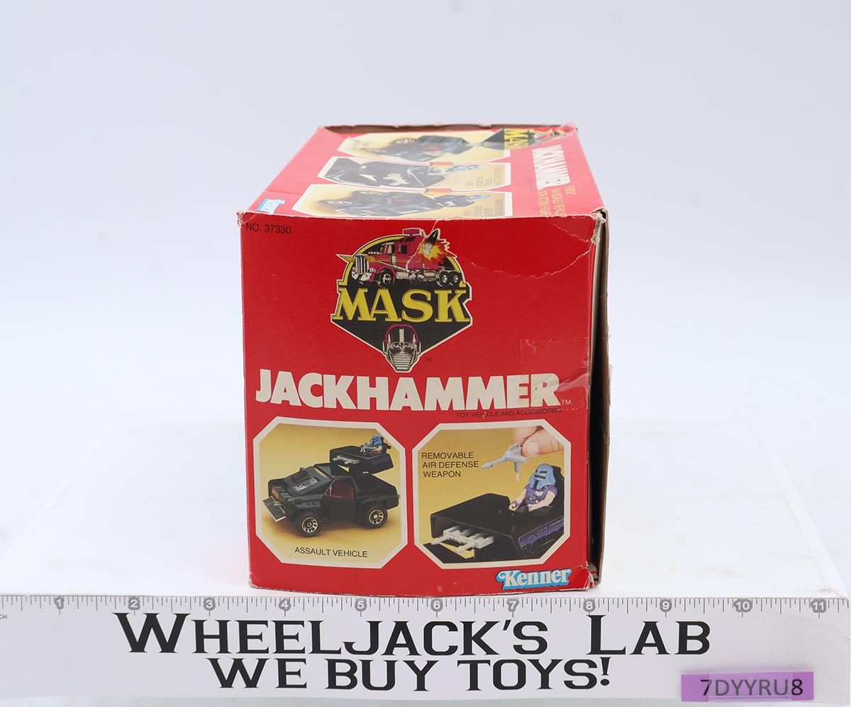 Jackhammer W/ Cliff Dagger & BOX 100% Complete MASK 1985 Kenner Vehicle