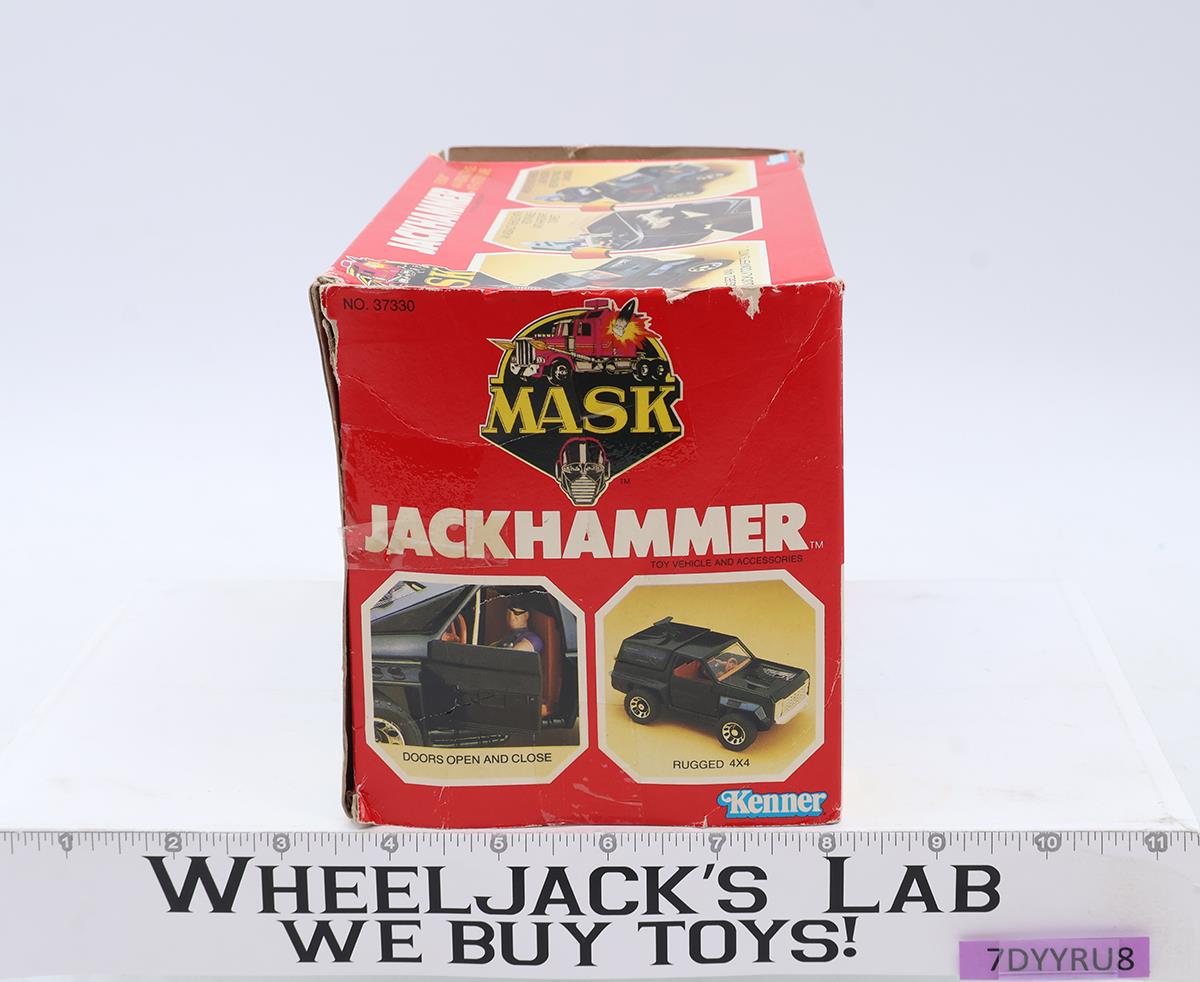 Jackhammer W/ Cliff Dagger & BOX 100% Complete MASK 1985 Kenner Vehicle
