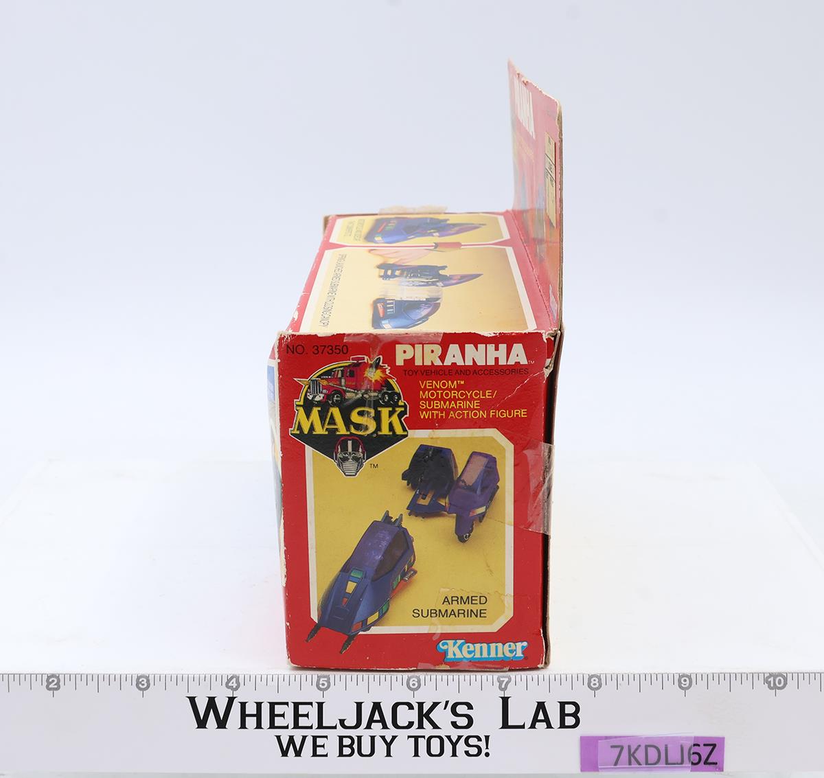 Piranha Sly Rax 100% Complete W/Box M.A.S.K. Kenner 1985 Action Figure