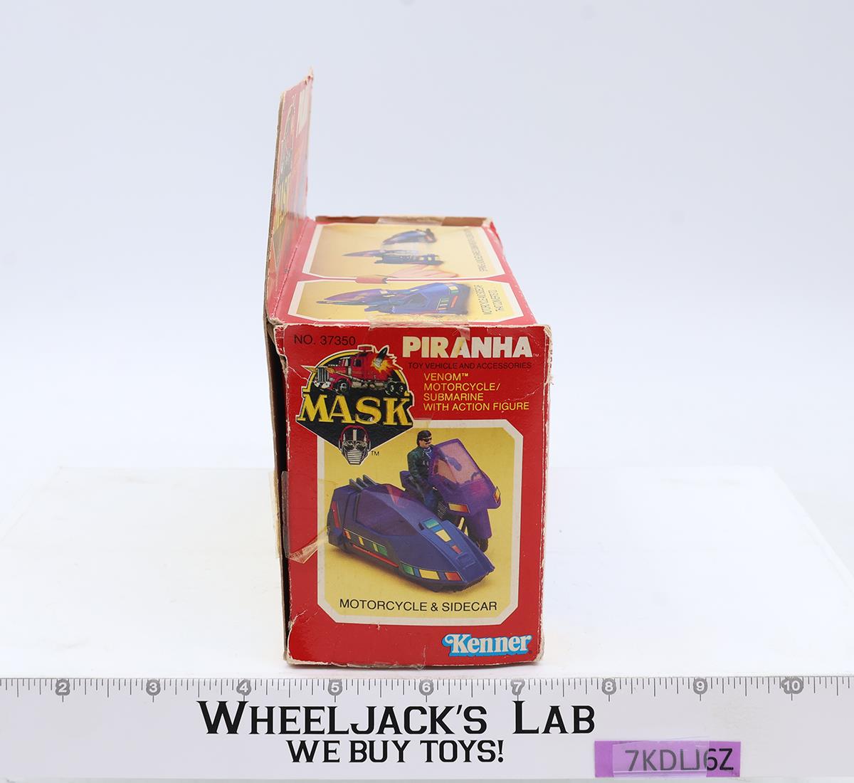 Piranha Sly Rax 100% Complete W/Box M.A.S.K. Kenner 1985 Action Figure