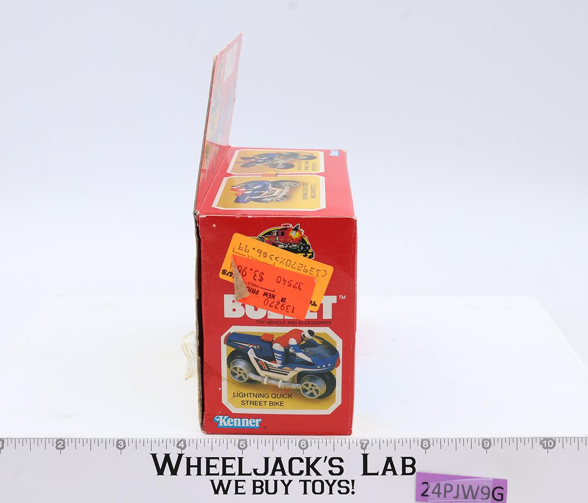 Bullet W/ Ali Bombay 100% Complete W/ BOX M.A.S.K. 1985 Kenner Figure Vehicle