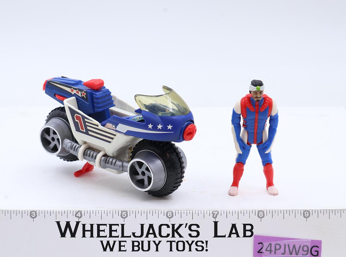 Bullet W/ Ali Bombay 100% Complete W/ BOX M.A.S.K. 1985 Kenner Figure Vehicle