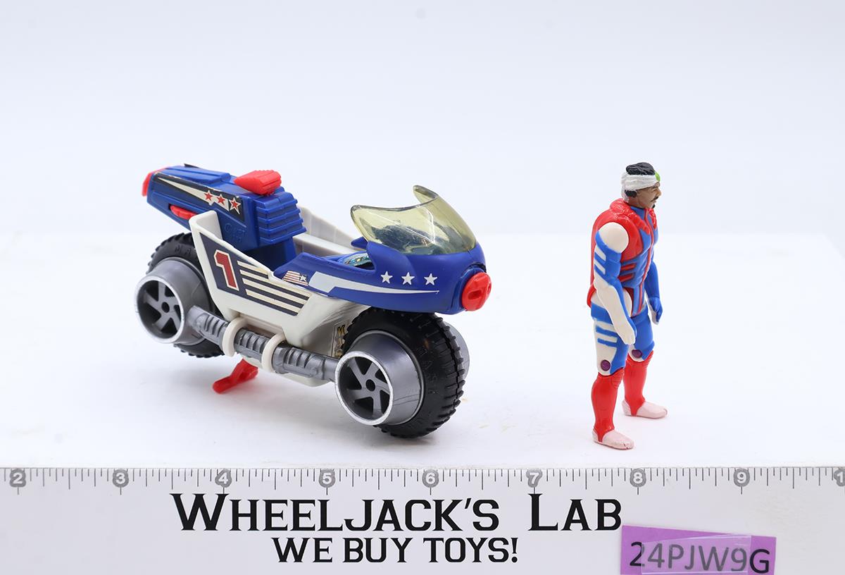 Bullet W/ Ali Bombay 100% Complete W/ BOX M.A.S.K. 1985 Kenner Figure Vehicle