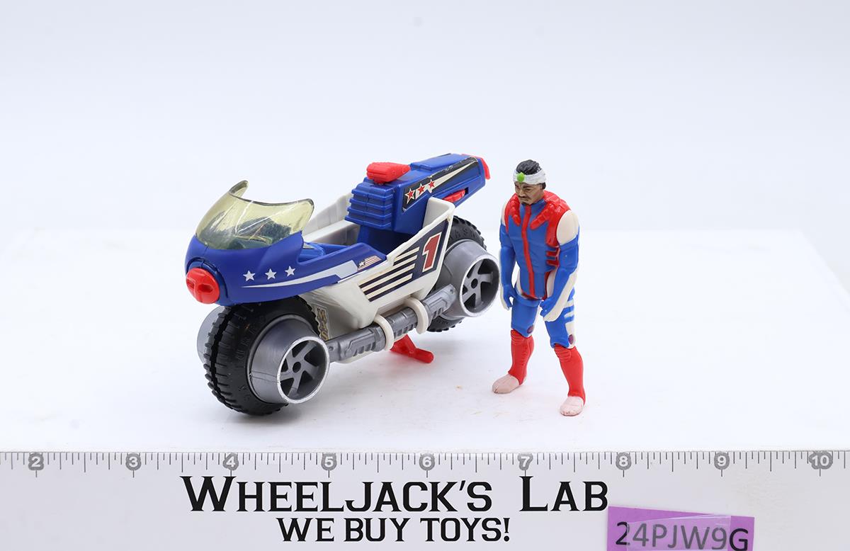 Bullet W/ Ali Bombay 100% Complete W/ BOX M.A.S.K. 1985 Kenner Figure Vehicle