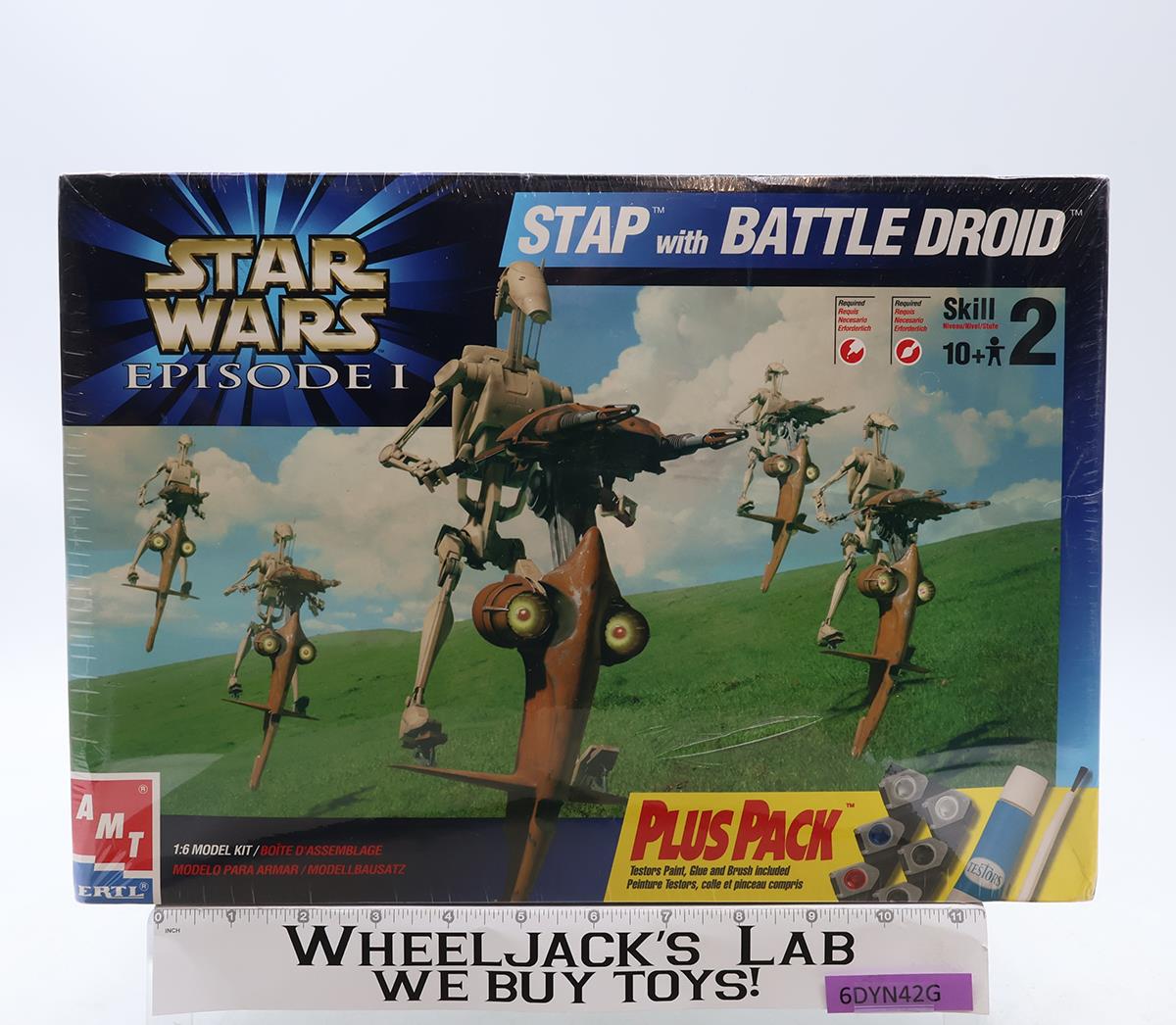 STAP with Battle Droid Star Wars Episode 1 1999 AMT ERTL Model Kit NEW SEALED