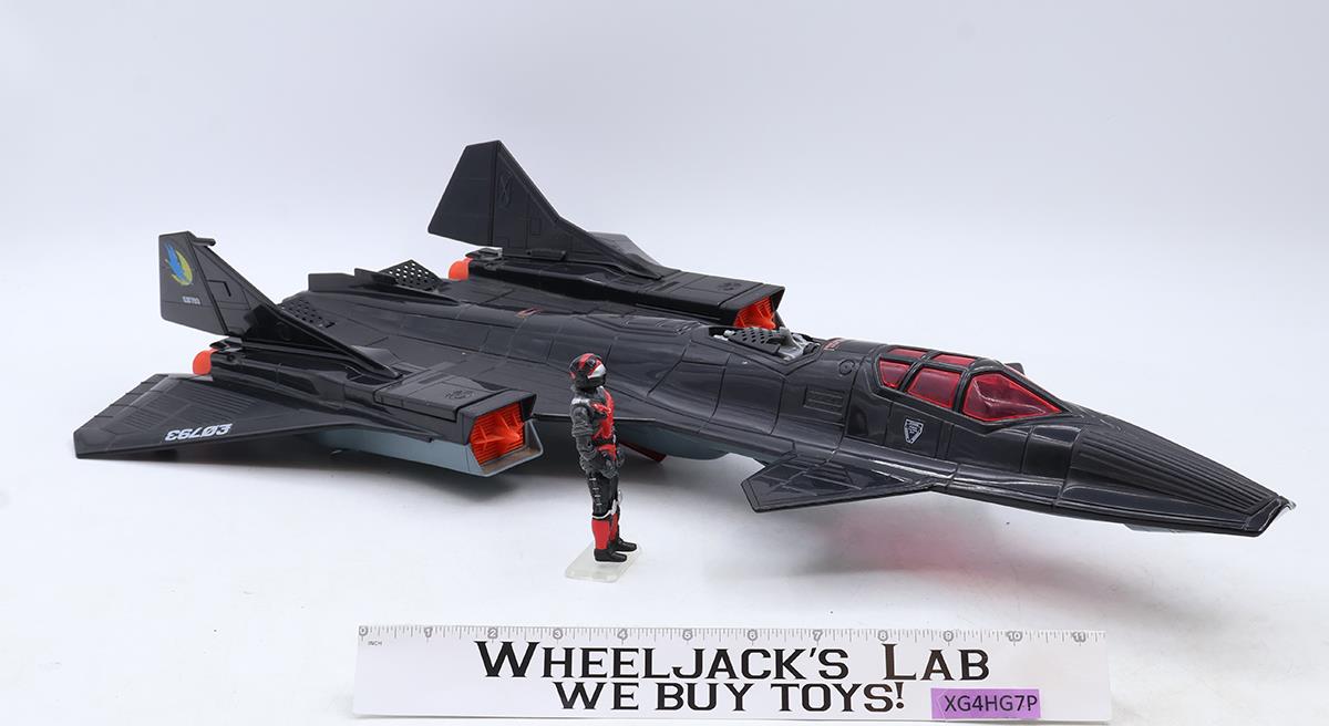 Cobra Night Raven S3P W/ Strato-Viper 100% Complete GI Joe 1986 Hasbro Vehicle