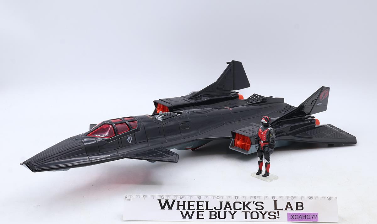 Cobra Night Raven S3P W/ Strato-Viper 100% Complete GI Joe 1986 Hasbro Vehicle