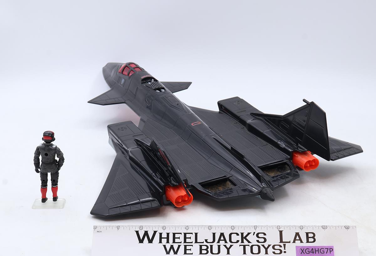 Cobra Night Raven S3P W/ Strato-Viper 100% Complete GI Joe 1986 Hasbro Vehicle