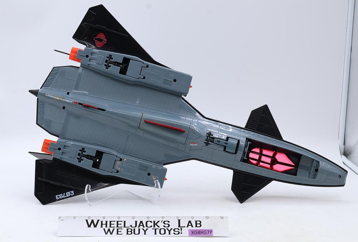 Cobra Night Raven S3P W/ Strato-Viper 100% Complete GI Joe 1986 Hasbro Vehicle