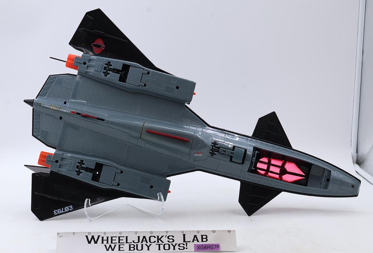 Cobra Night Raven S3P W/ Strato-Viper 100% Complete GI Joe 1986 Hasbro Vehicle