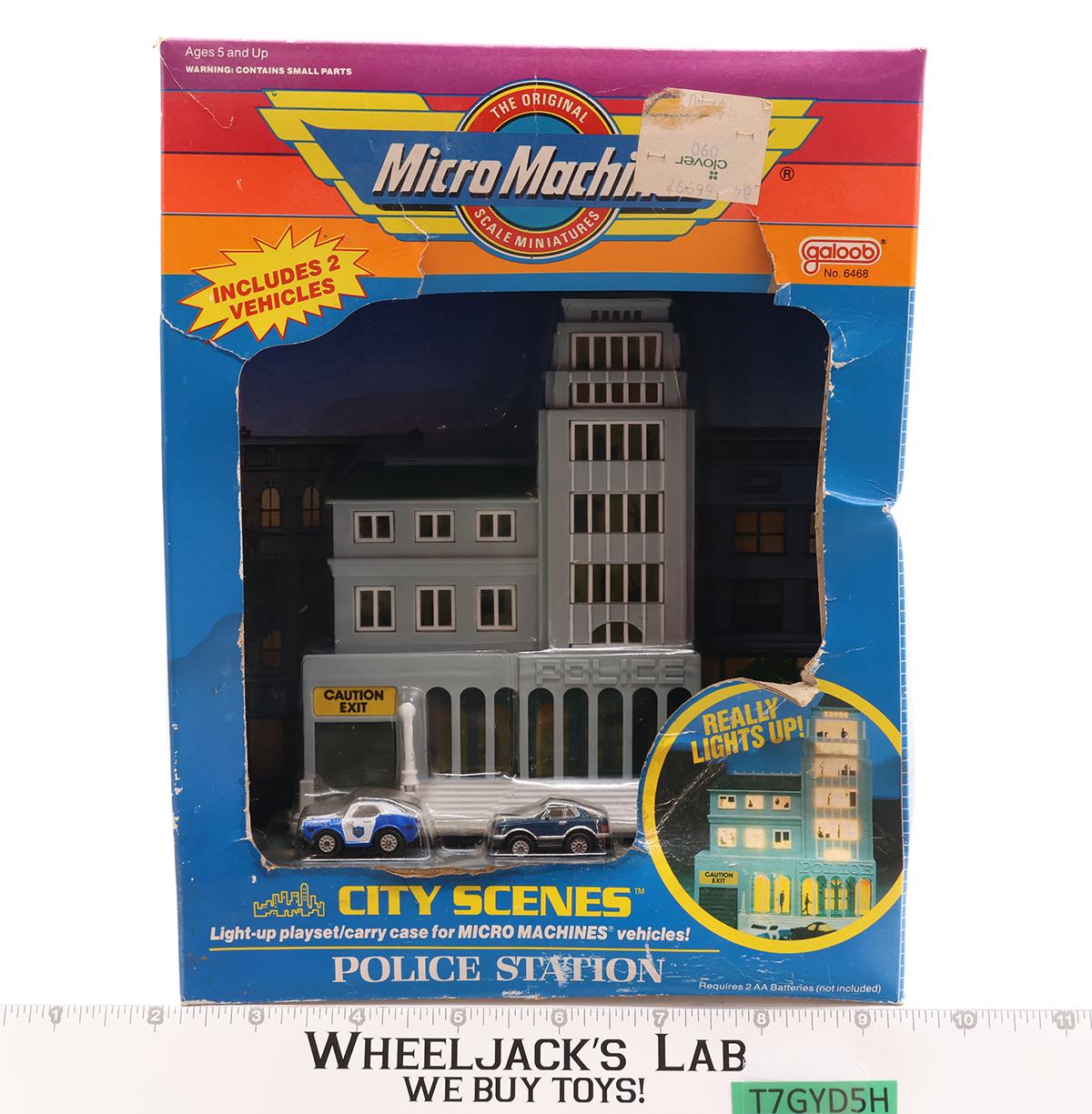 Police Station Playset Micro Machines City Scenes 1989 Galoob Vintage NEW MIB