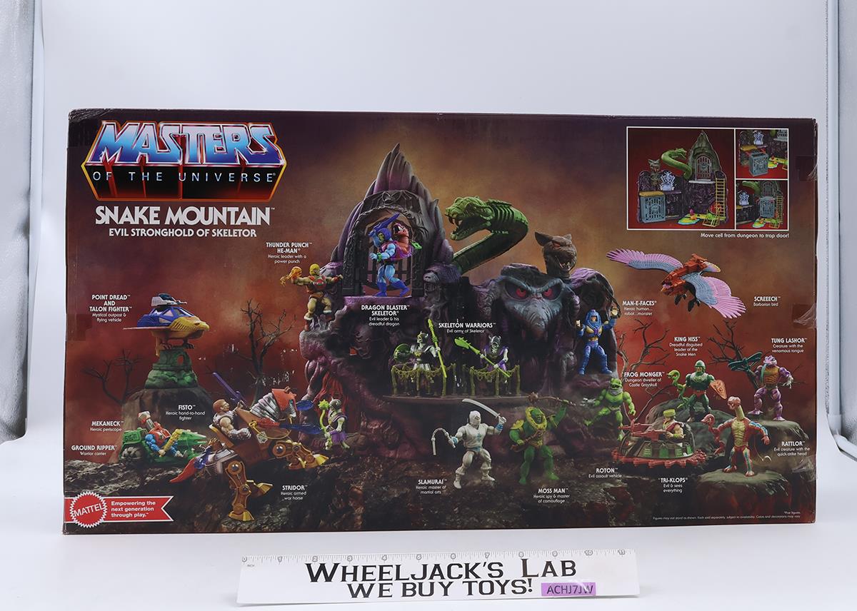 Snake Mountain Masters of the Universe Origins MOTU 2023 Mattel NEW SEALED