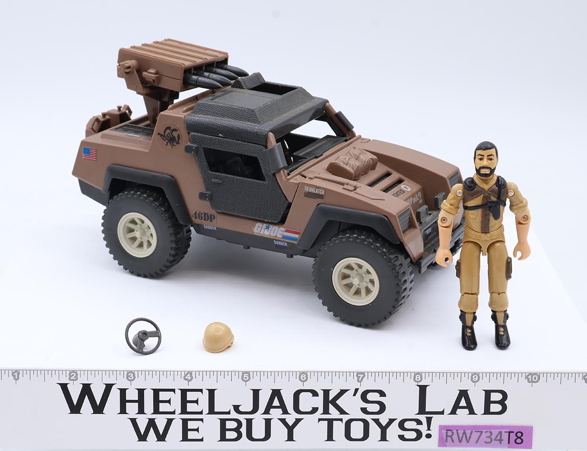 Vamp Mark II Attack Jeep W/ Clutch GI Joe 1984 Hasbro Action Figure Vehicle