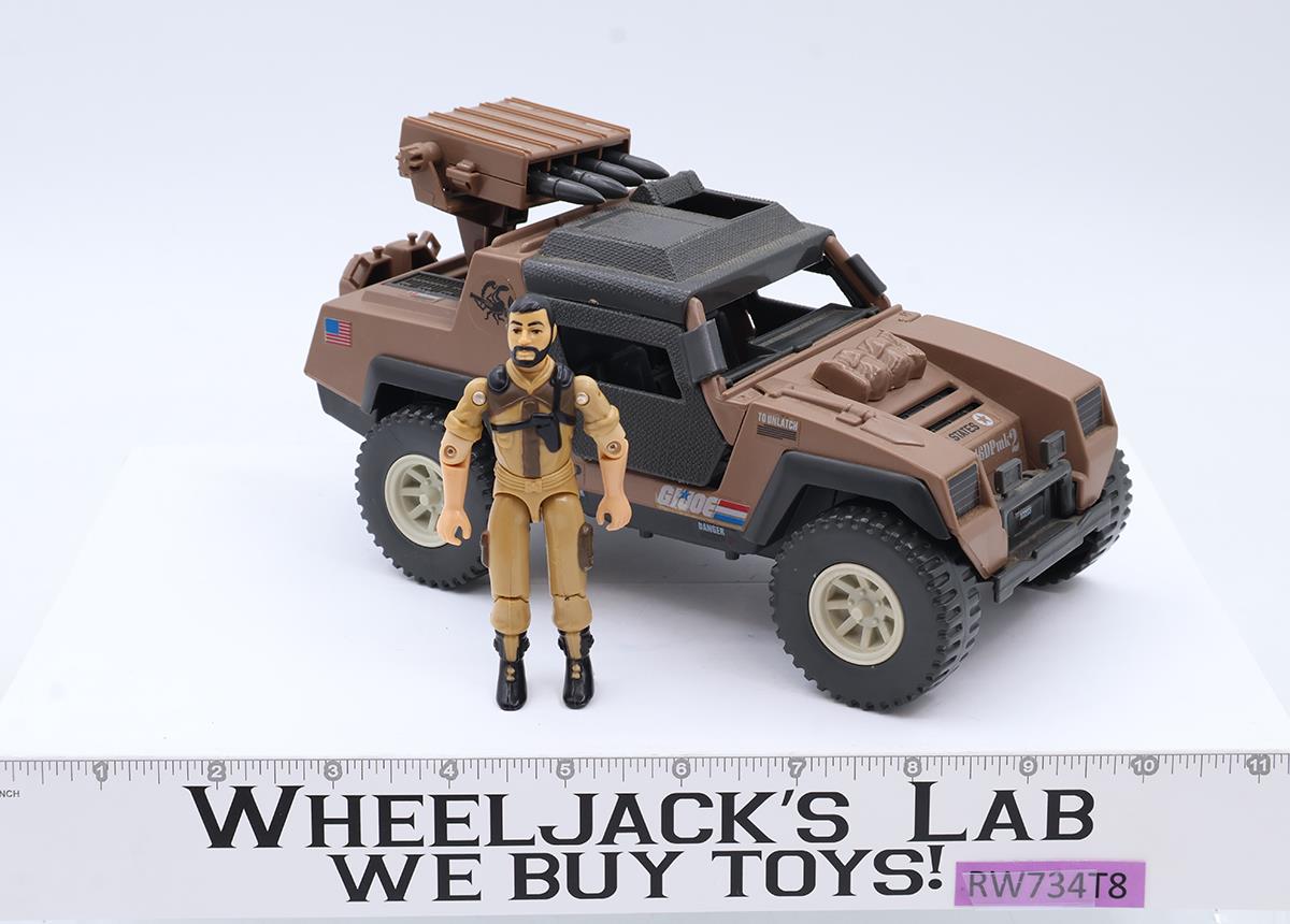 Vamp Mark II Attack Jeep W/ Clutch GI Joe 1984 Hasbro Action Figure Vehicle