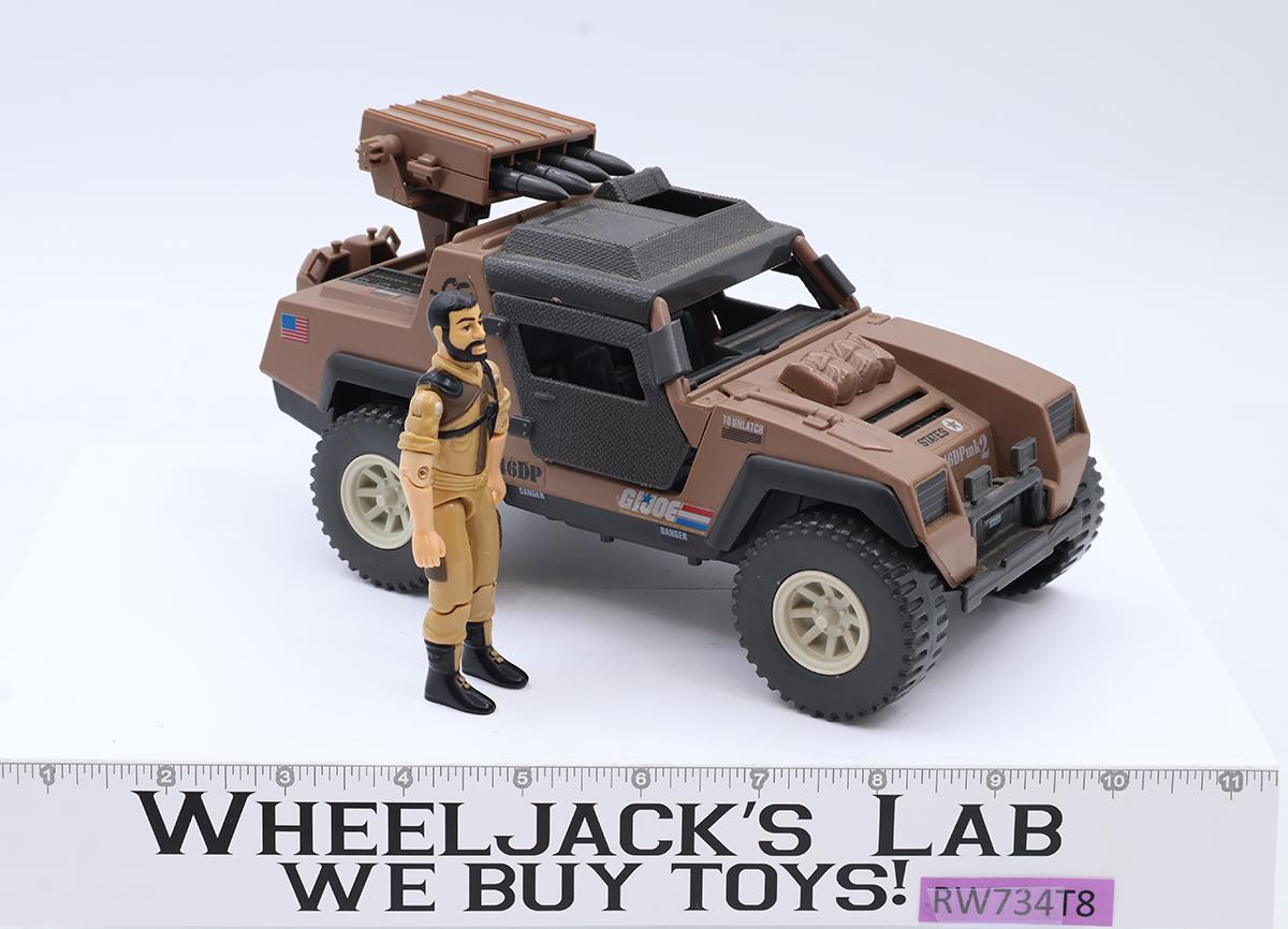 Vamp Mark II Attack Jeep W/ Clutch GI Joe 1984 Hasbro Action Figure Vehicle