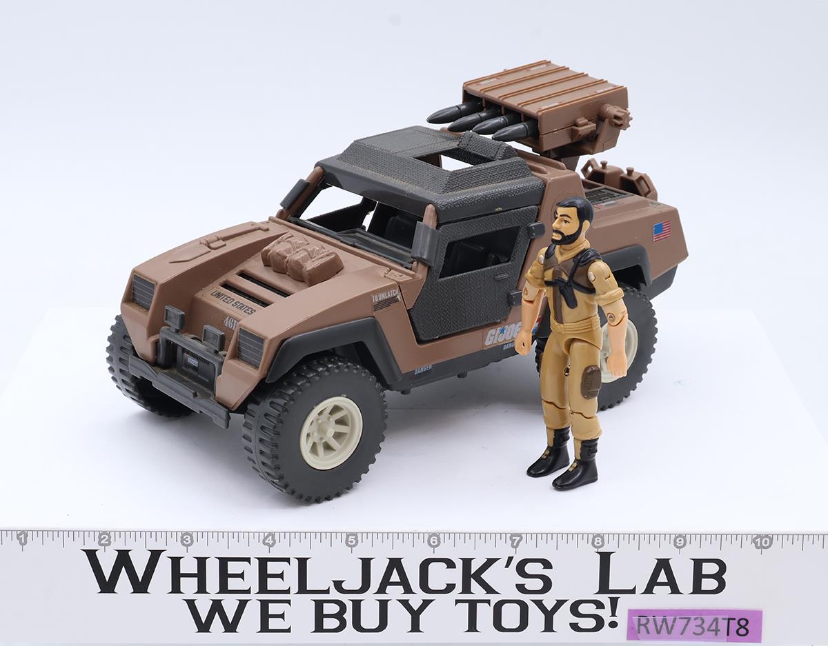 Vamp Mark II Attack Jeep W/ Clutch GI Joe 1984 Hasbro Action Figure Vehicle