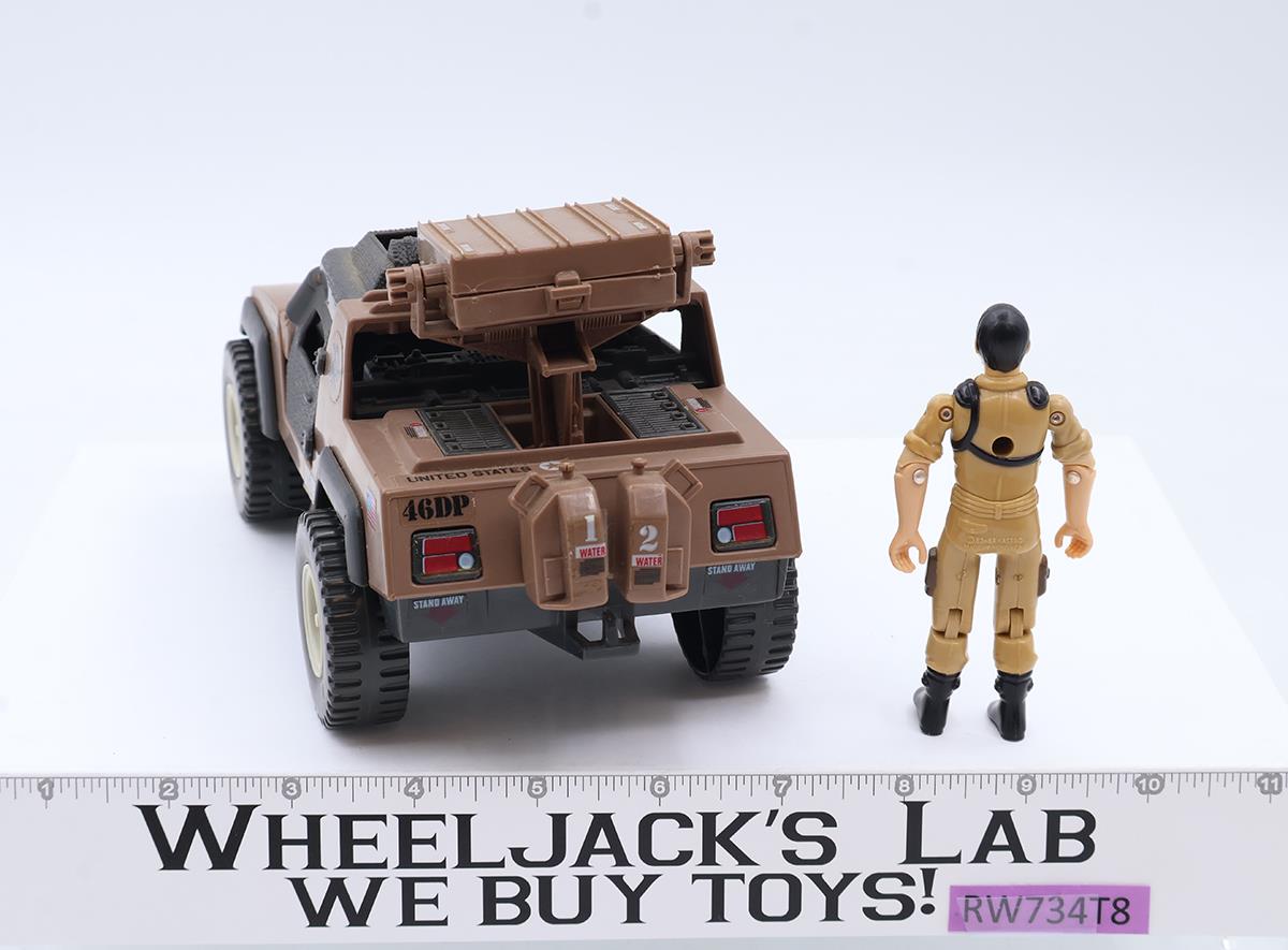Vamp Mark II Attack Jeep W/ Clutch GI Joe 1984 Hasbro Action Figure Vehicle