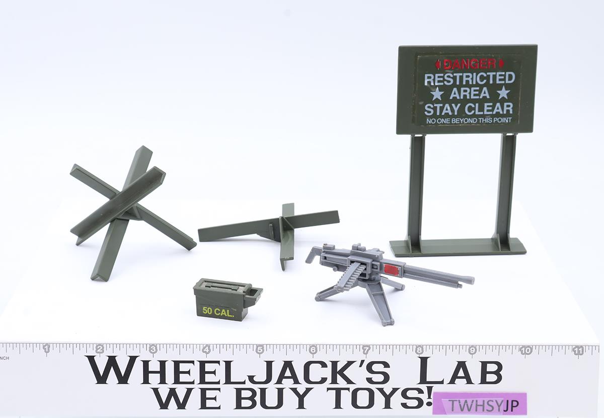 Machine Gun Defense Unit 100% Complete GI Joe 1984 Hasbro Action Figure Playset