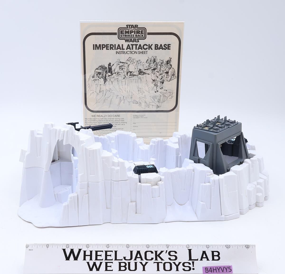 Hoth Imperial Attack Base 100% Complete 1980 Star Wars Vintage Playset