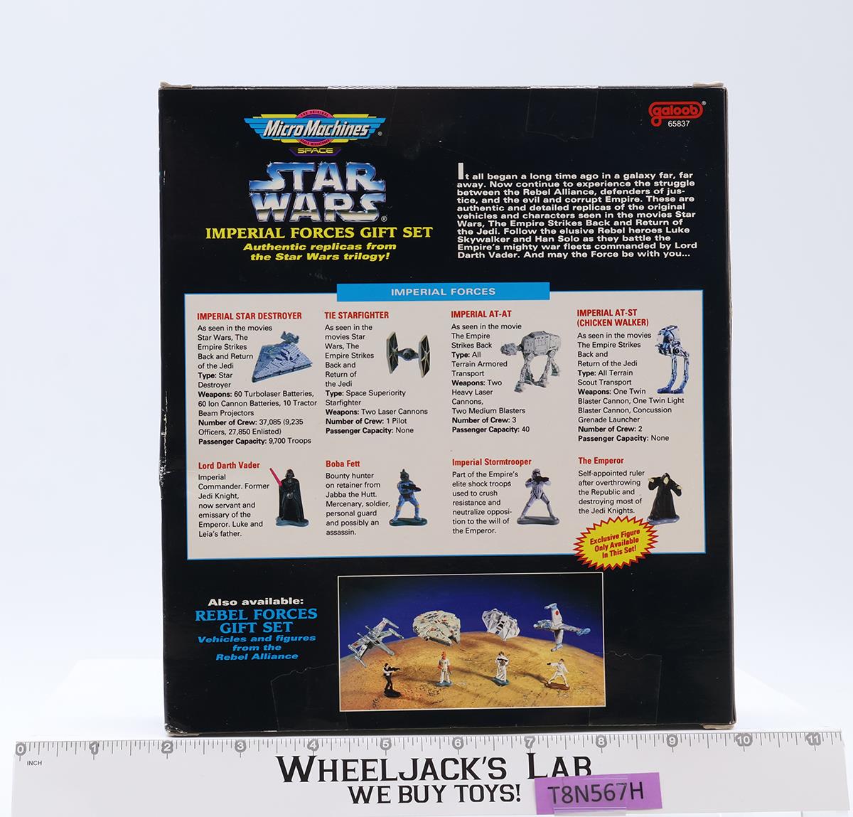 #65837 Imperial Forces Gift Set Star Wars Micro Machines 1994 Galoob NEW SEALED