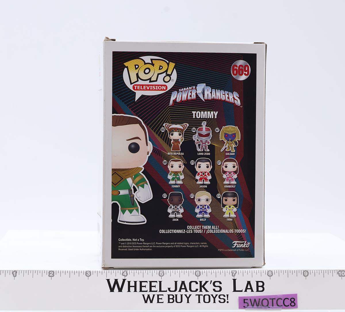 #669 Tommy Green Ranger Power Rangers 25th Anniversary Funko Pop!