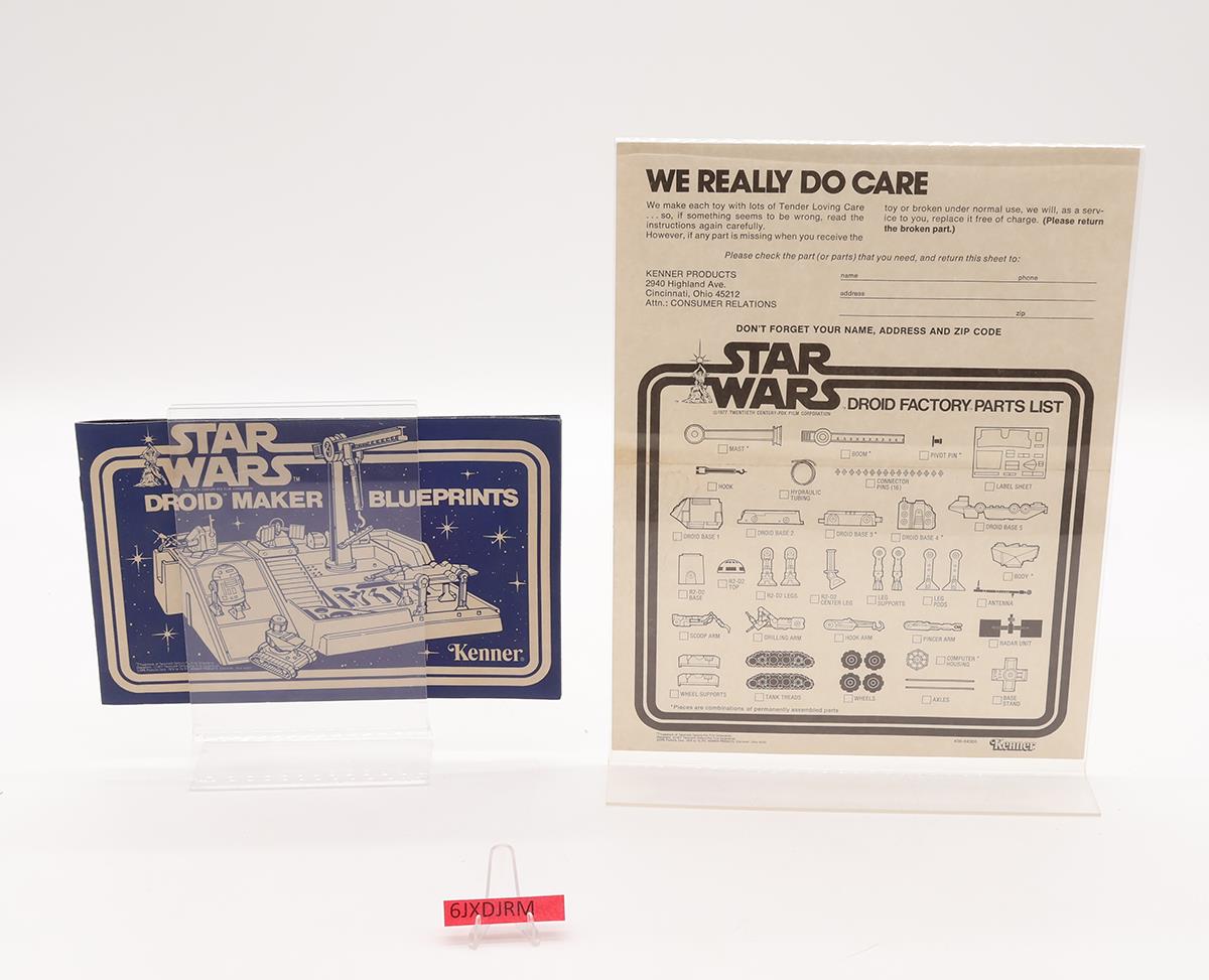 Droid Factory 100% Complete Star Wars 1980 Kenner Vintage Action Figure Playset