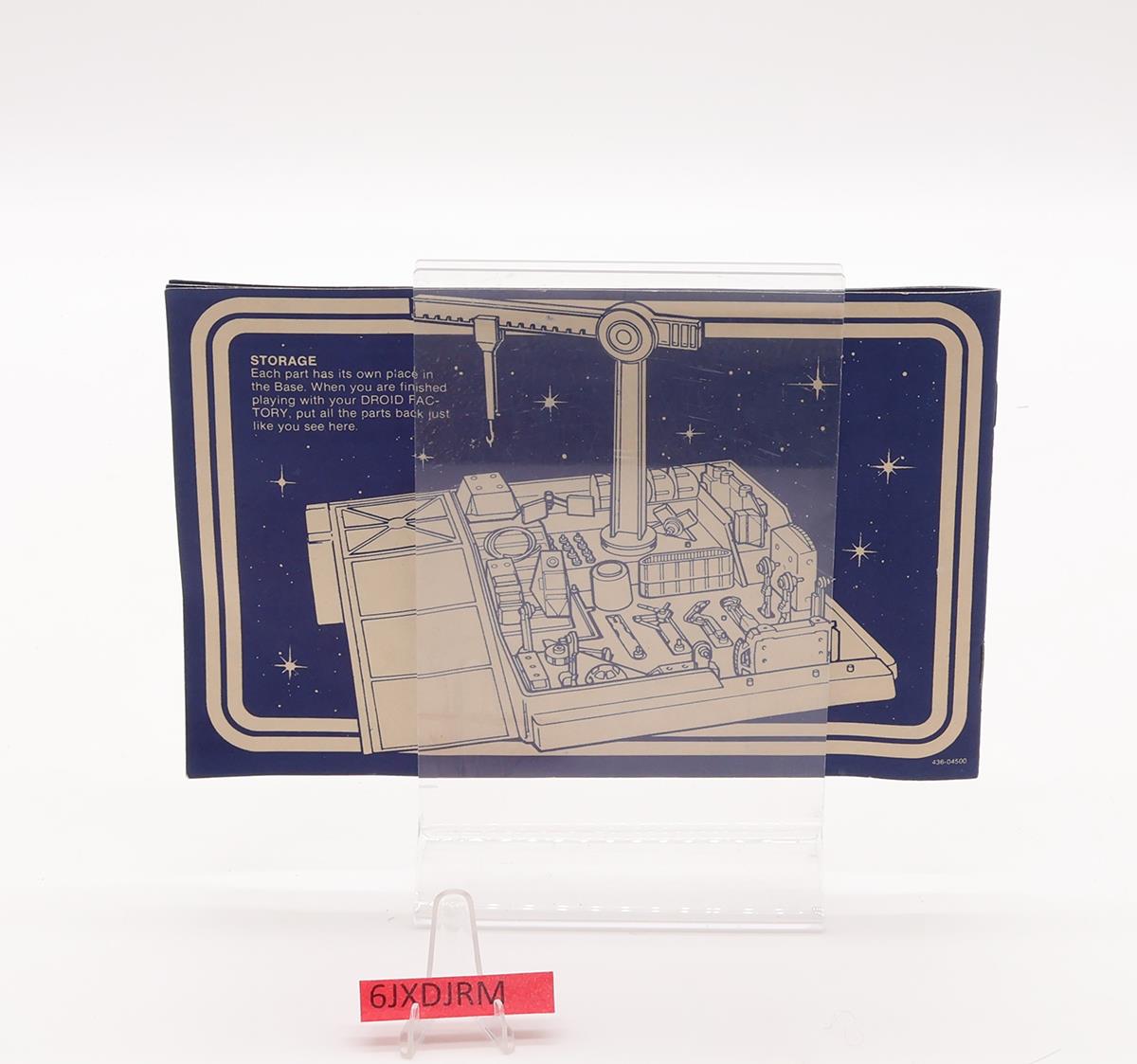 Droid Factory 100% Complete Star Wars 1980 Kenner Vintage Action Figure Playset