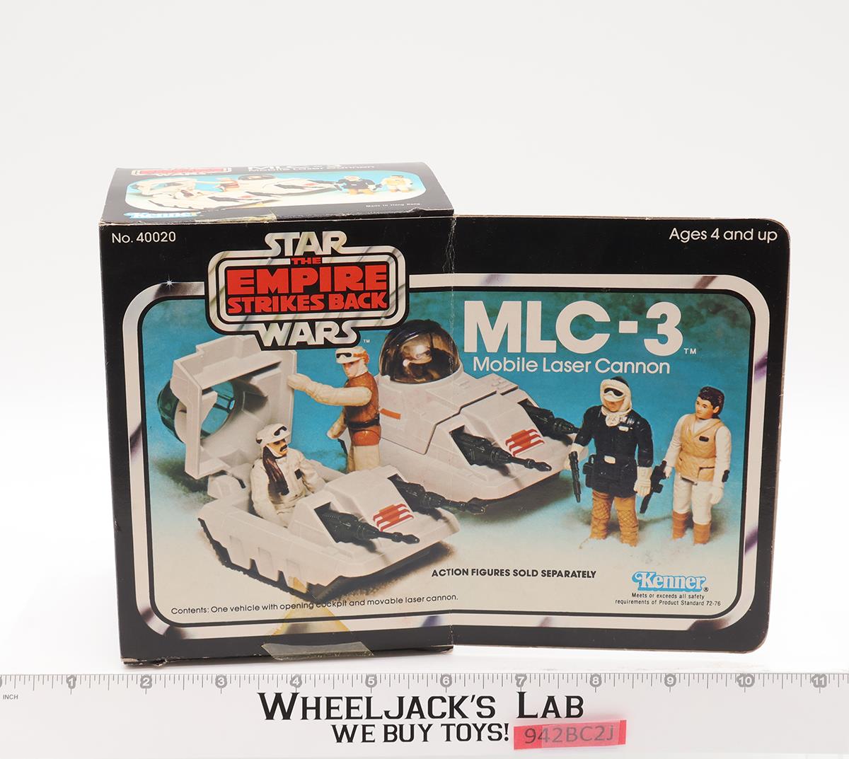 MLC-3 Cannon Mini Rig 100% Complete W/Box Star Wars ROTJ 1983 Kenner Vehicle