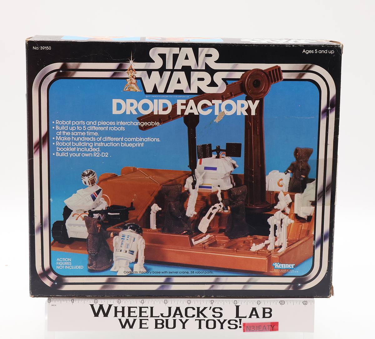 Droid Factory 100% Complete Star Wars 1980 Kenner Vintage Action Figure Playset